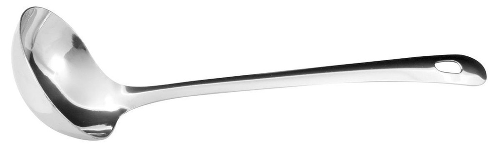 FACKELMANN Schöpflöffel 30 cm LARA, Küchenhelfer aus Edelstahl(Silber)
