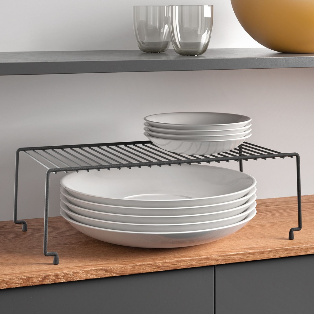 [14973] Schrankeinsatz Tellerregal Küchenregal Ablage Fachteiler Teller