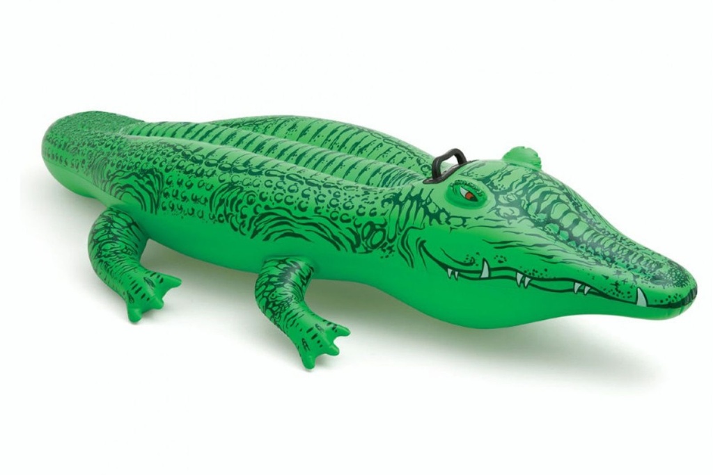 [15067] INTEX Reittier kleiner Alligator Wasserspielzeug 168 x 86 cm