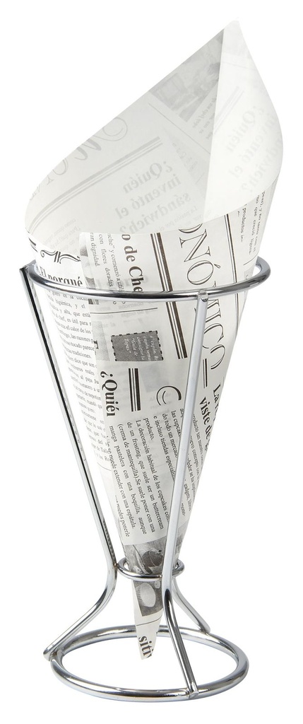 FACKELMANN Fingerfoodhalter mit Spritztüte Pommes Tüten