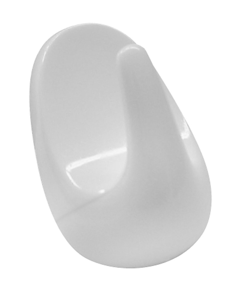 [15120] FACKELMANN 6er Allroundhaken Selbstklebend Weiß