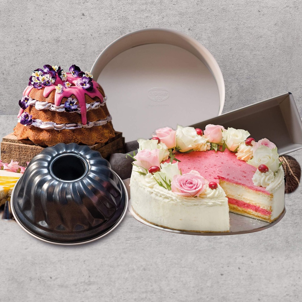 [15341] Dr. Oetker 3er Set Backformen Spring-/Kastenform