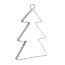 Weihnachtsbaum LED Metall in Weiß