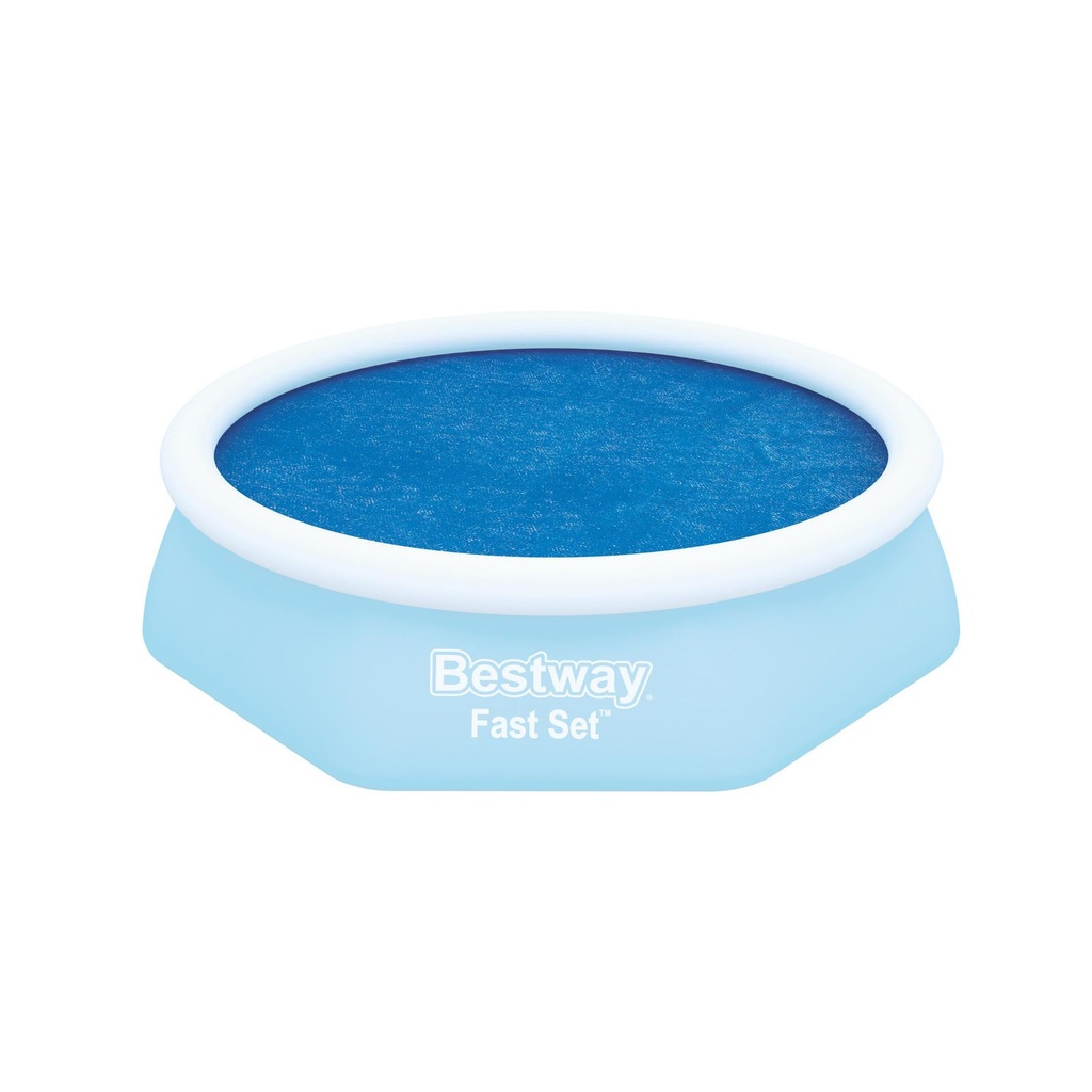 [15630] Bestway Solarabdeckplane Ø244cm Pool Wärmeplane