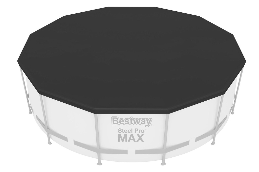 [15647] Bestway Poolabdeckung Ø366 cm Abdeckplane Poolplane