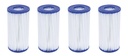 4er Set Bestway Filterkartusche Gr. III Pumpenfilter