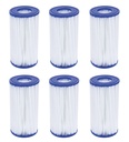 6er Set Bestway Filterkartusche Poolfilter Filterpatrone