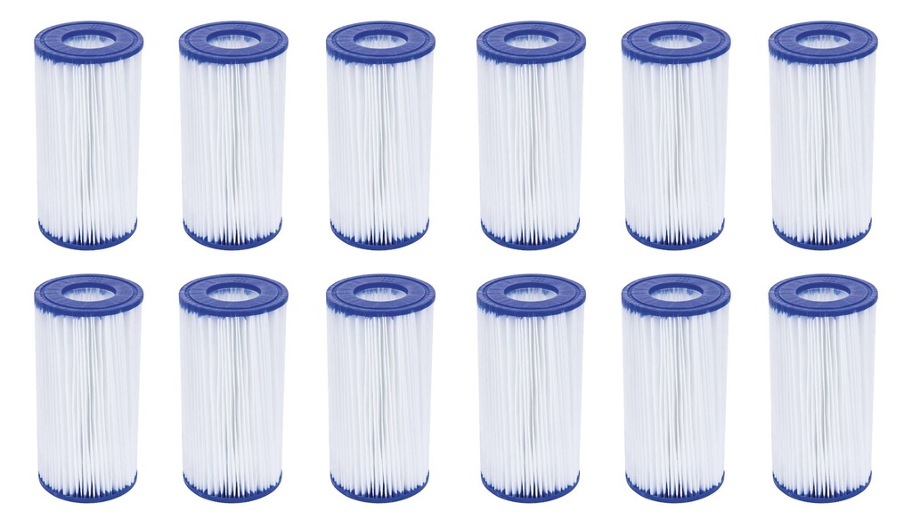 [15712] Bestway Filterkartusche 12er Set