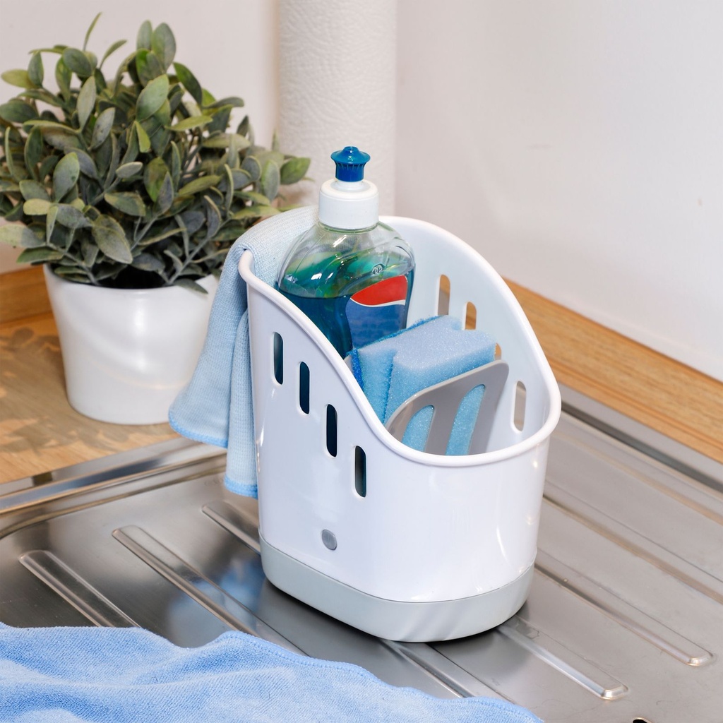 [15874] Spülbeckenorganizer Ablage Ordnungshelfer für das Spülbecken