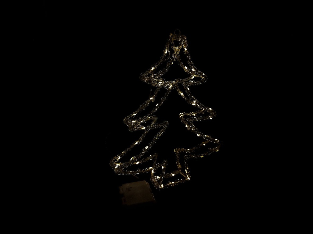 [16086] LED Acryl Weihnachtsbaum Gartenbeleuchtung Tanne Christbaum