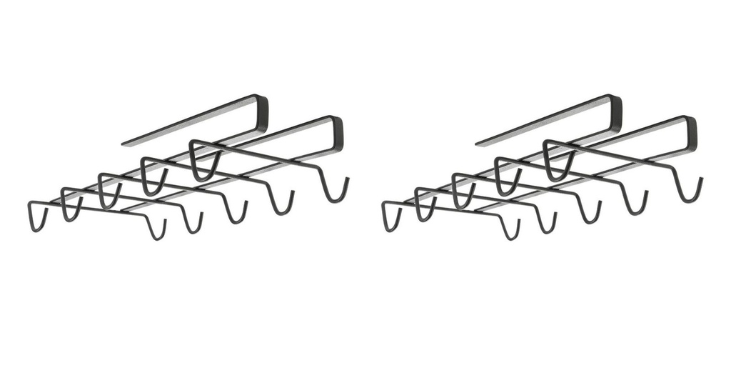 [16325] 2er Set Tassenhalter Schrankeinsatz Unterbau Aufhängung Aufhänger