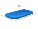 Poolabdeckung rechteckig Pool 305 x 183 x 56 cm