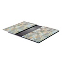 Zeller 2-tlg. Herdabdeckplatten Glasschneideplatte in Mosaik Optik