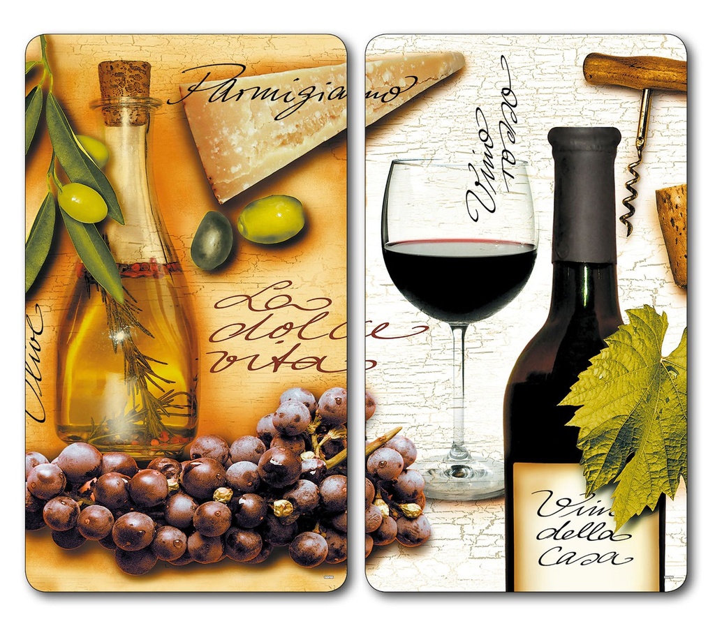 [17272] Multi-Glasschneideplatten Herdabdeckplatten 2er Pack