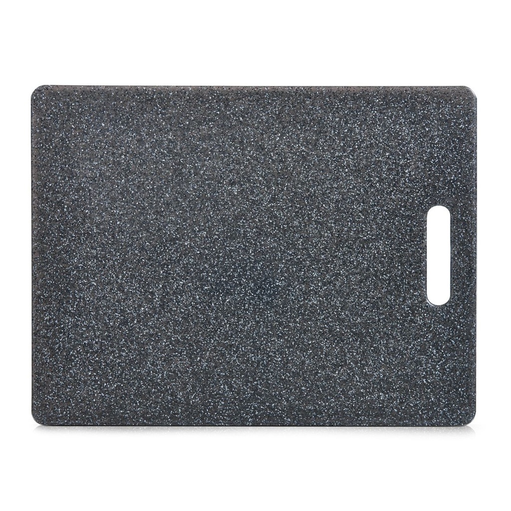 [17473] Schneidebrett Granitoptik mit Griff rutschfest 36 x 27 cm