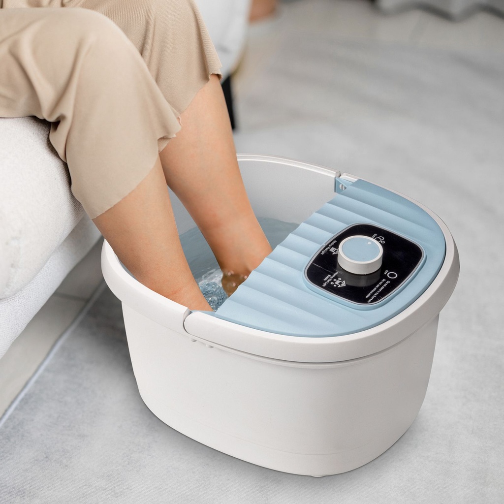 [17742] Fußbad-Massagegerät mit Heiz- und Bubble-Massage