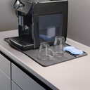 Silikon-Abtropfmatte 59×40 cm anthrazit hitzebeständig