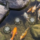 Solar Gartenteich Strahler-Set Unterwasserbeleuchtung 3 x 6 LED