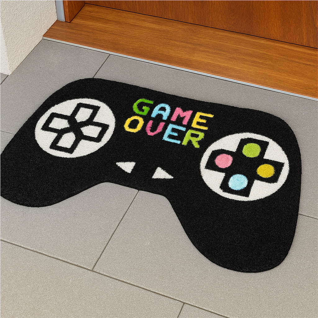 [18308] Fußmatte Game Over im Controller Design 60 x 39 cm